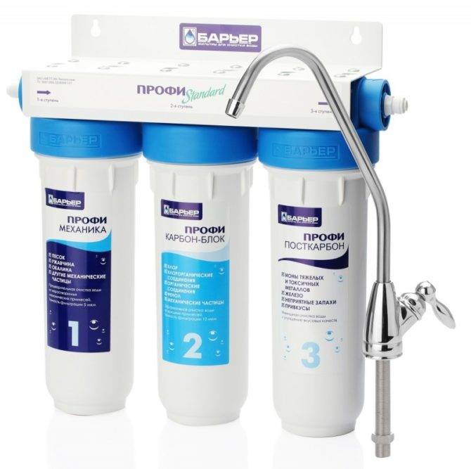 фильтр под мойку