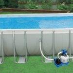 Механическая очистка бассейна песочным фильтром