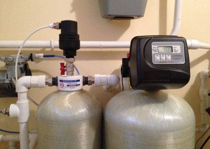 Схема обвязки аэрационной колонны.