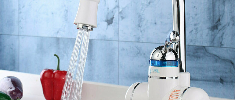 Водонагреватель проточный электрический на кран