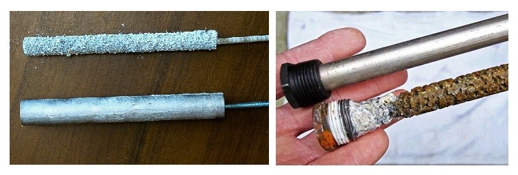 Накипь на аноде